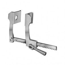 Finochietto Rib Spreader For Adults Aluminium, Size of Lateral Blades - Spread 40 x 45 mm - 135 mm